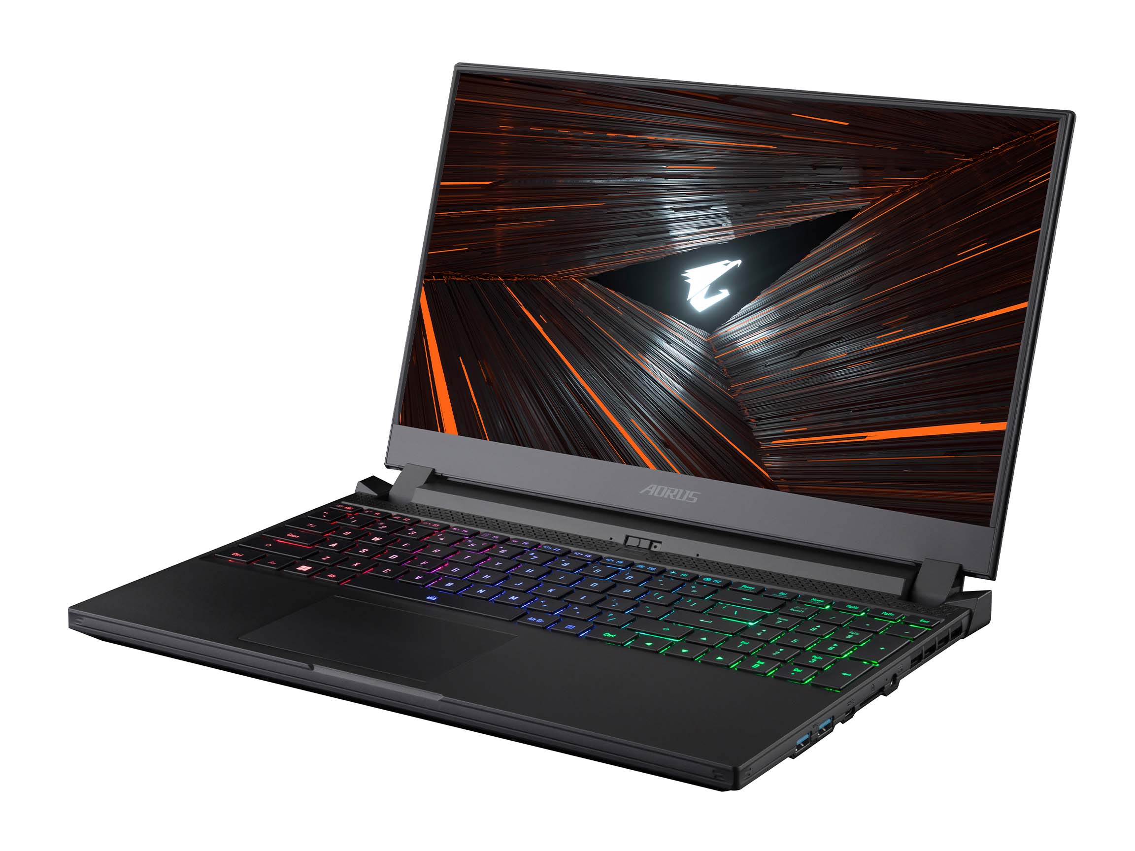 Alt View 4. GIGABYTE - AORUS 15.6" IPS Gaming Laptop - Intel i7-12700H - 16GB Memory - NVIDIA GeForce RTX 3070 - 512GB SSD.