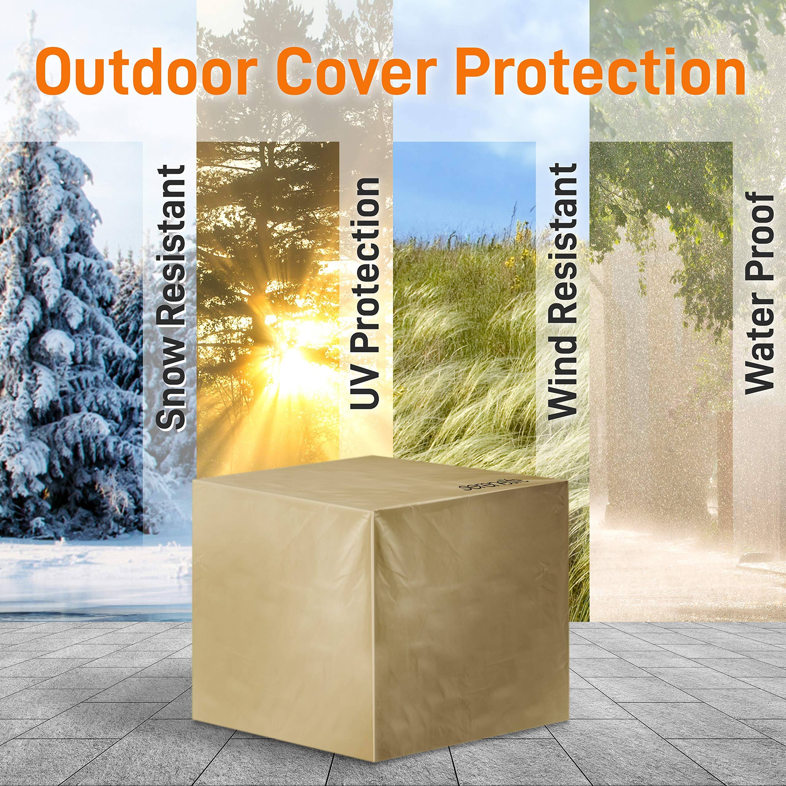 Outdoor Cover Protection

- Snow Resistant
- UV Protection
- Wind Resistant
- Water Proof