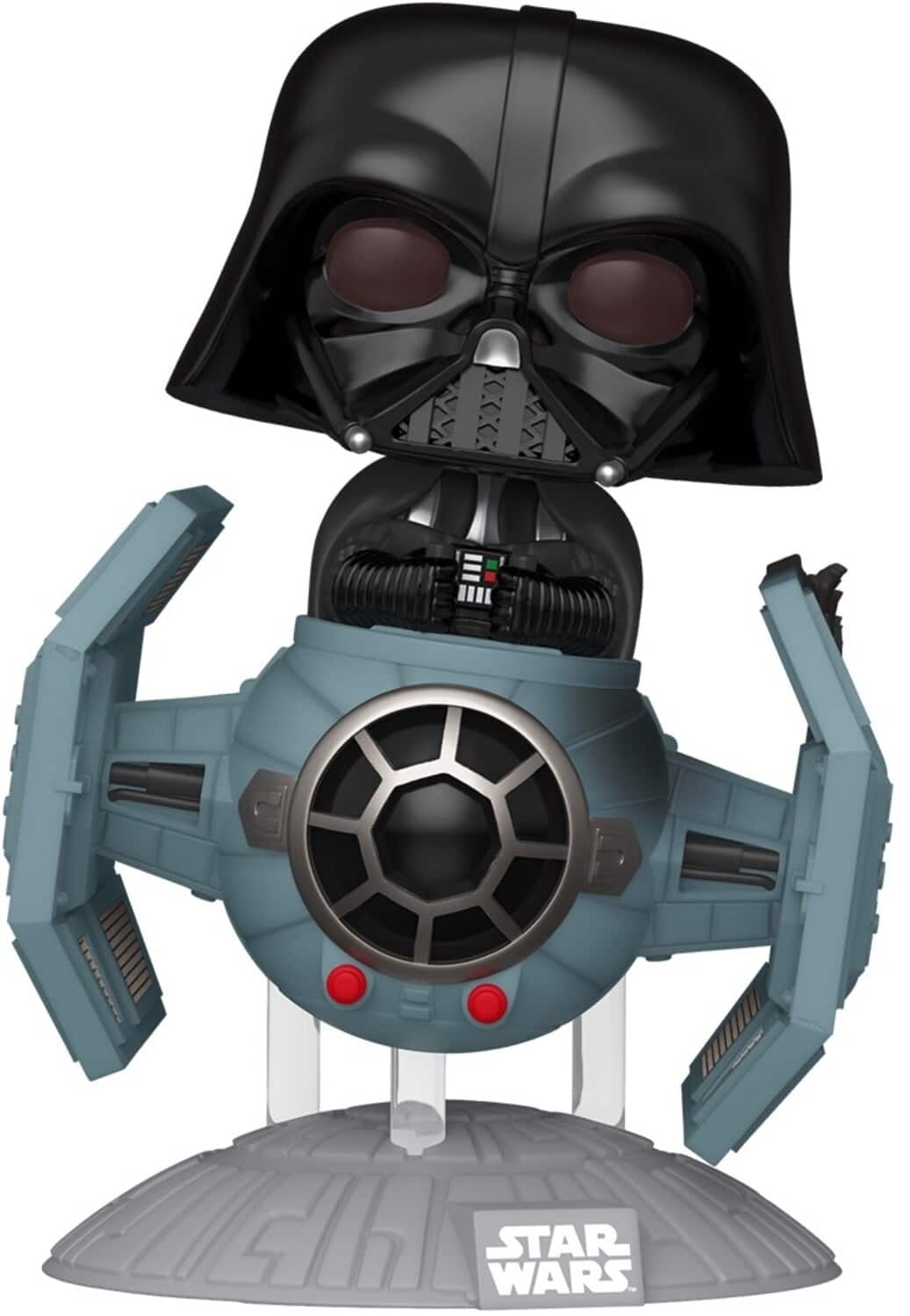 FUNKO POP! Rides Deluxe: Star Wars Dark Side - TIE Advanced x1 with Vader - COLLECTABLES - Multicolor