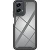 Front. SaharaCase - Raider Series GRIP Case for Motorola G 5G (2024) - Black.