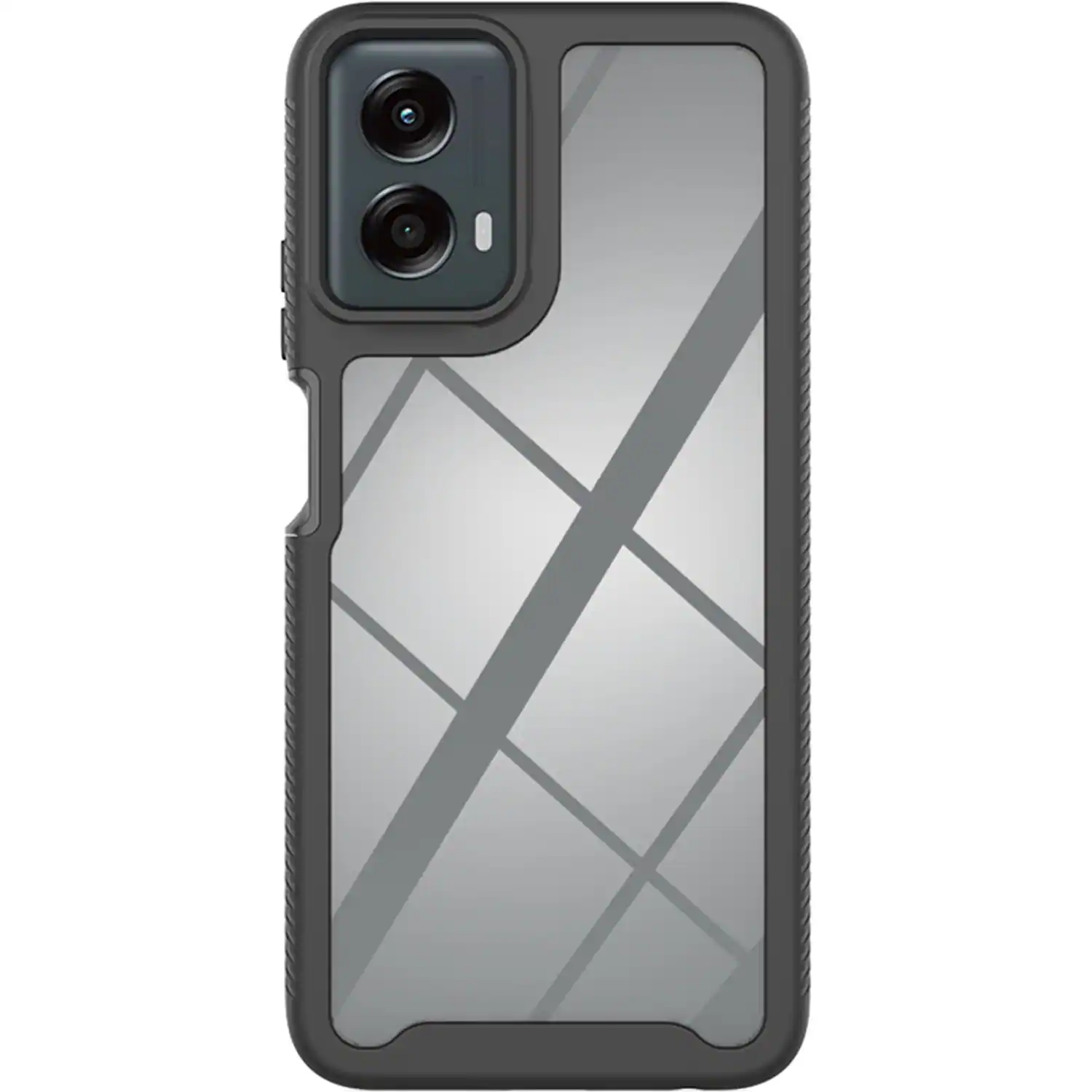 Front. SaharaCase - Raider Series GRIP Case for Motorola G 5G (2024) - Black.