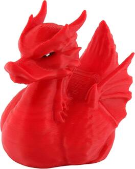 JuzToys - Dragon Duck Figurine, 4x4 Ducking, Fun Car Dashboard Accessory, Unique Dragon Gifts, Ducks for Cars by PowerTRC - Red