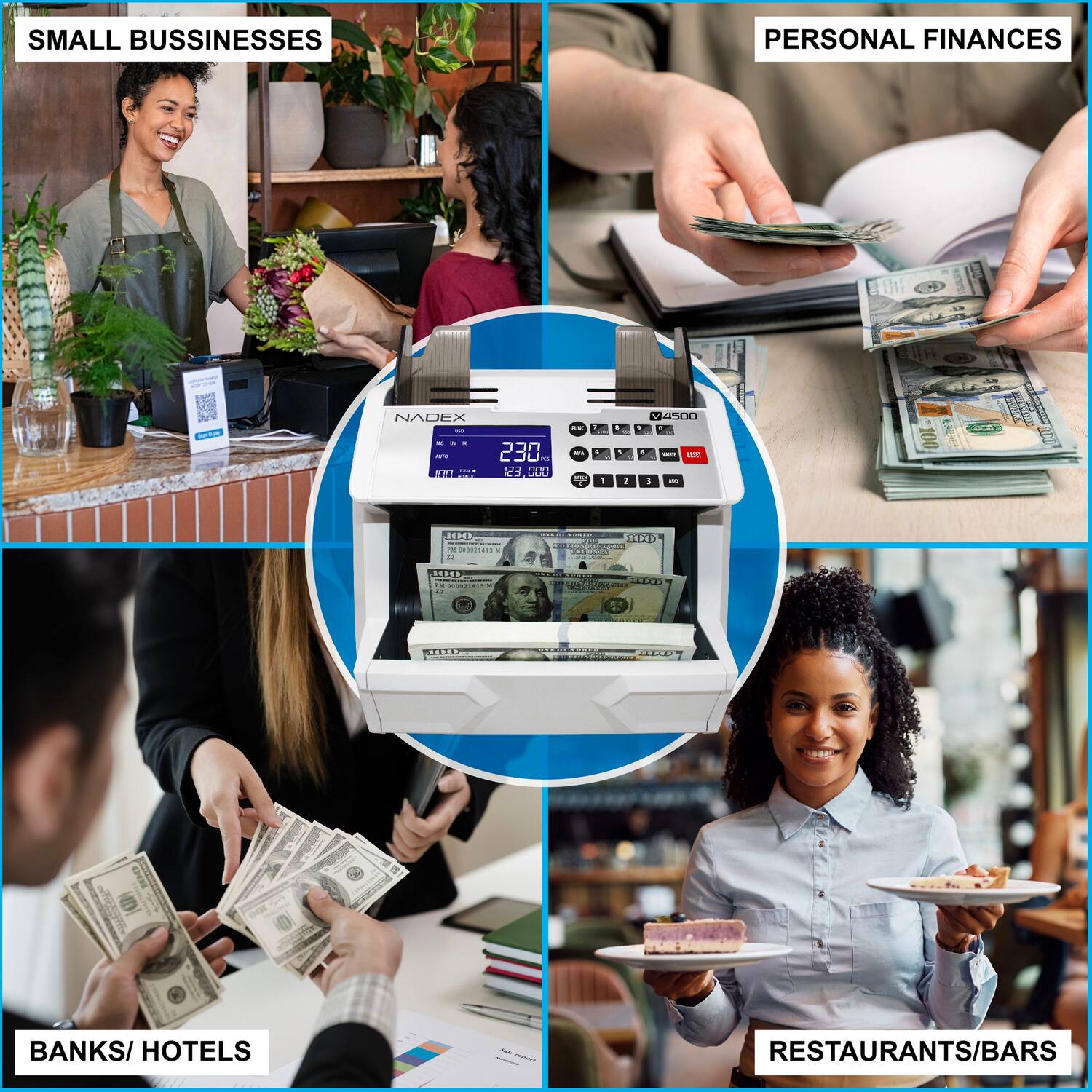 SMALL BUSINESSES

PERSONAL FINANCES

BANKS/ HOTELS

RESTAURANTS/BARS