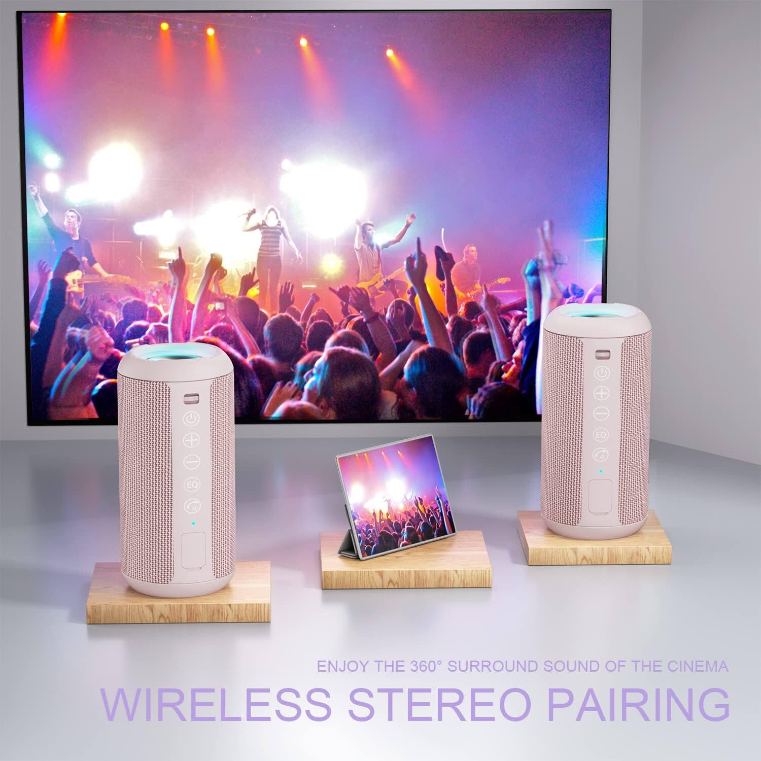 ENJOY THE 360° SURROUND SOUND OF THE CINEMA  
WIRELESS STEREO PAIRING