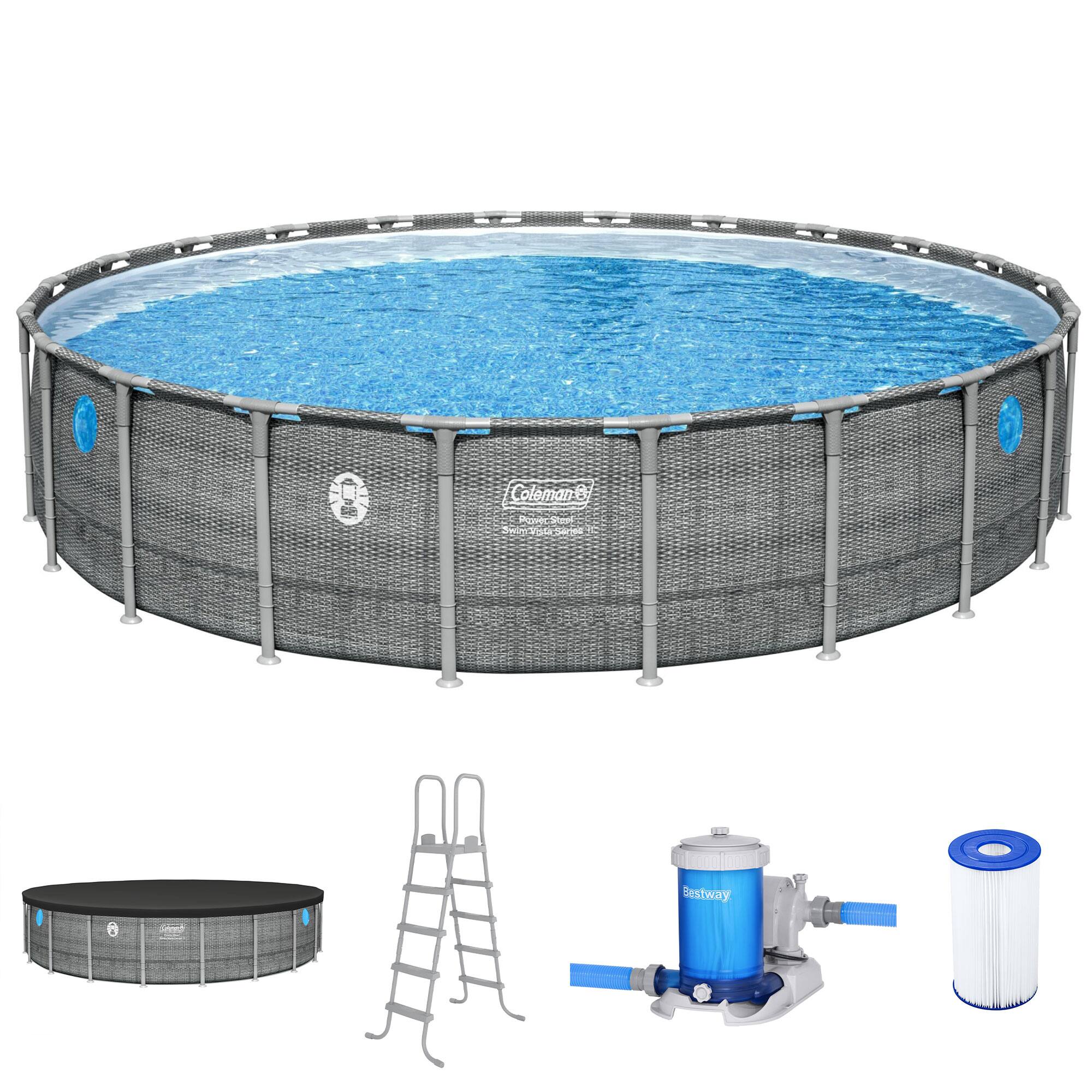 Coleman PowerBreeze 280 Gallon Above Ground Pool with Filter System
Coleman PowerBreeze 280 Gallon Above Ground Pool
Coleman PowerBreeze 280 Gallon Above Ground Pool
Bestway Pool Pump
Bestway Pool Filter Cartridge