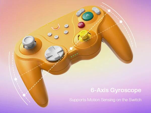 6-Axis Gyroscope  
Supports Motion Sensing on the Switch