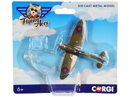 Supermarine Spitfire Fighter Aircraft "RAF" "Flying Aces" Series Diecast Model by Corgi - Multi