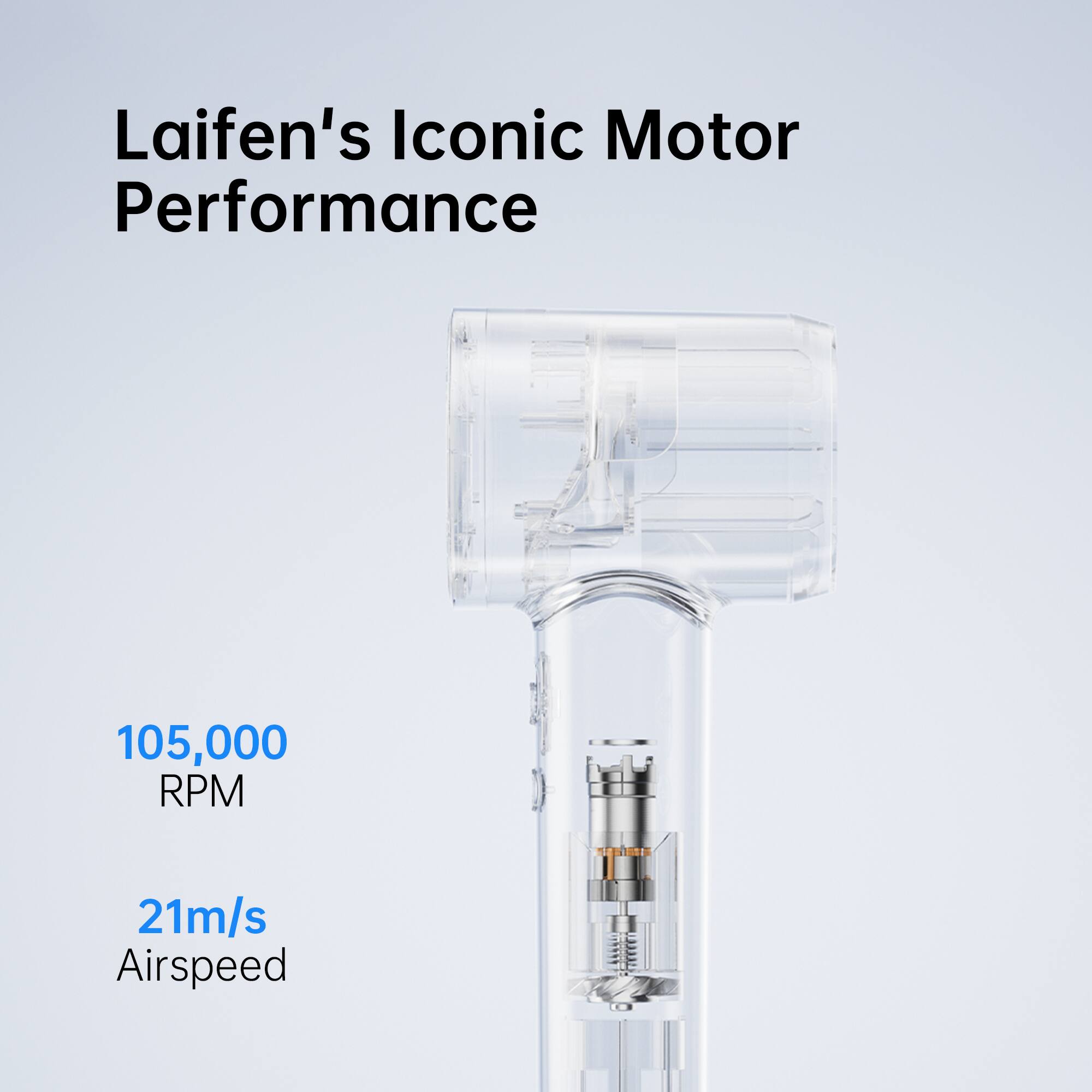 Laifen's Iconic Motor Performance: 105,000 RPM, 21m/s Airspeed