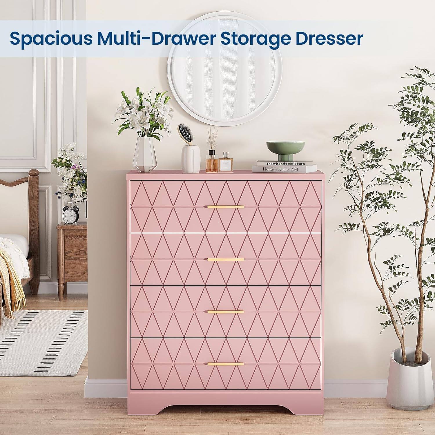 Spacious Multi-Drawer Storage Dresser
