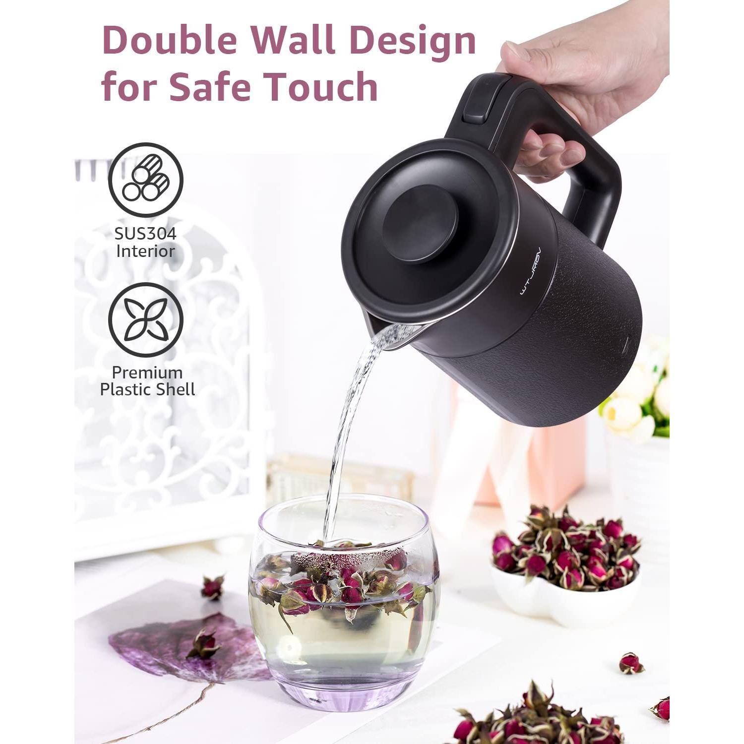 Double Wall Design for Safe Touch

- SUS304 Interior
- Premium Plastic Shell