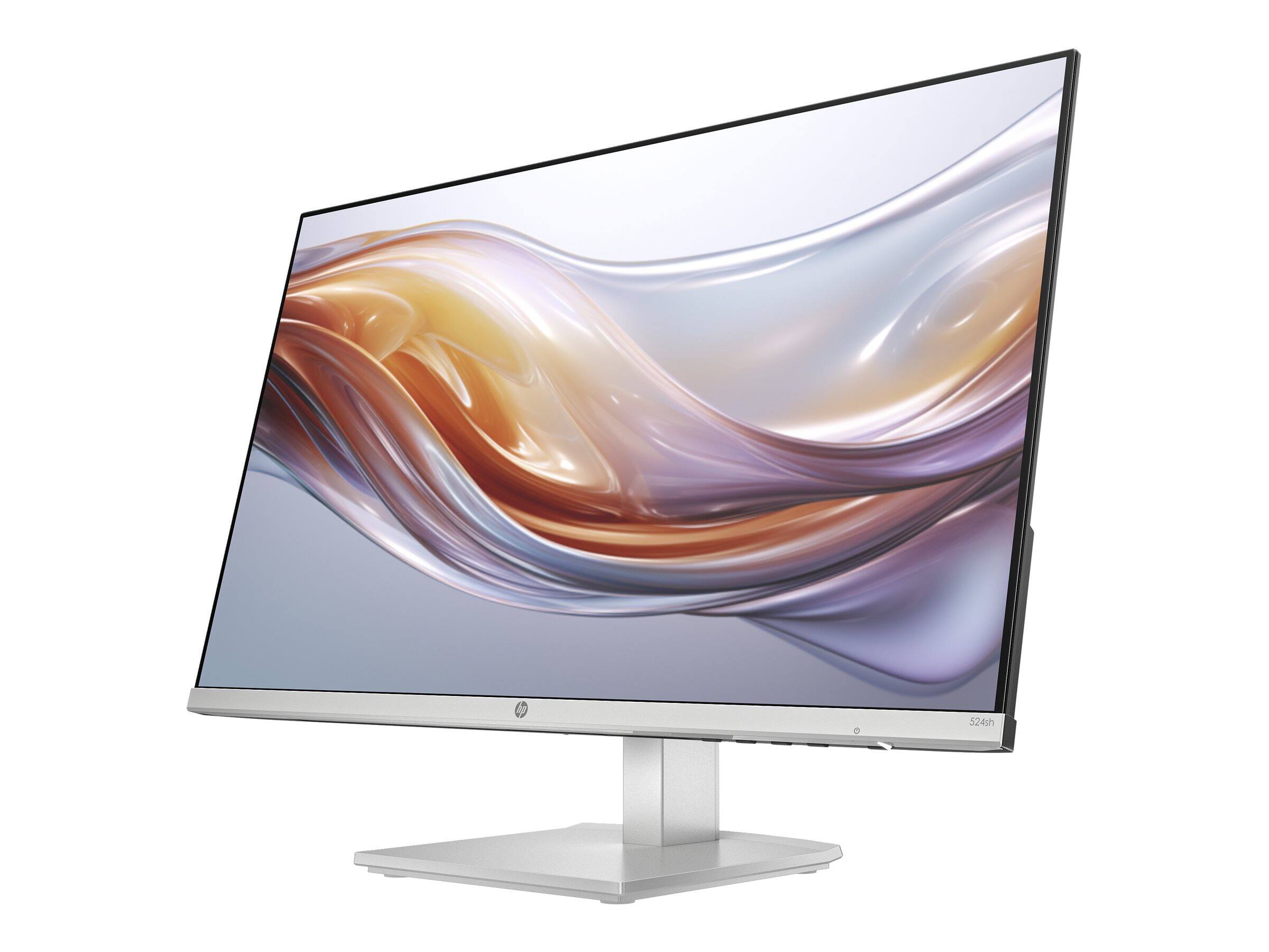 Alt View 1. HP - Series 5 524sh 23.8" FHD IPS Monitor 5ms 300 nits Anti-glare Eye Ease Height Adjustment - Black / Silver.