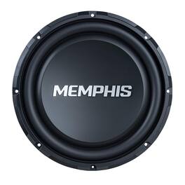 Memphis Car Audio - Memphis Audio SRXS1244 12" Street Reference Dual 4-Ohm Shallow Mount Subwoofer - 250 wRMS - Black/Gray