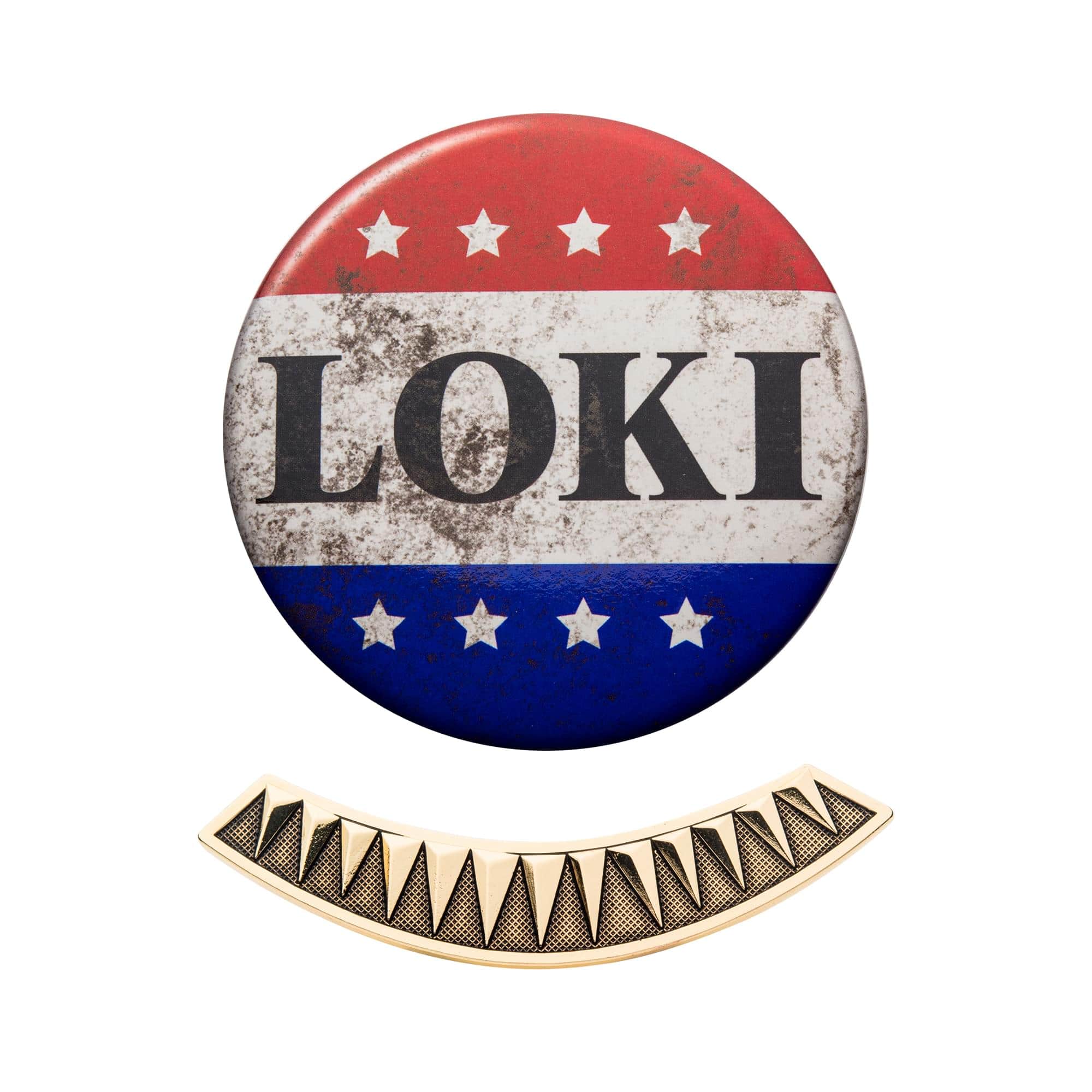 SalesOne LLC - Marvel Loki Replica Campaign Pin and Tie Bar Collector Box Set - Green