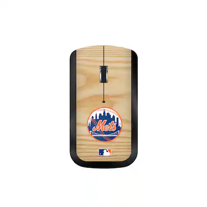 Front. Keyscaper - Wood Print Wireless USB Mouse - Multicolor.