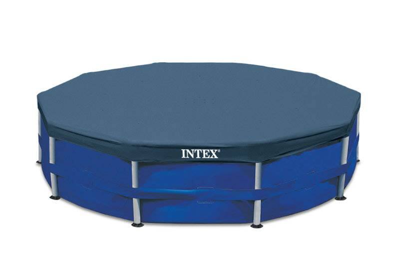 Alt View 8. Intex - Intex 10 Foot x 30 Inches Pool w/ 10-Foot Round Above Ground Pool Cover.