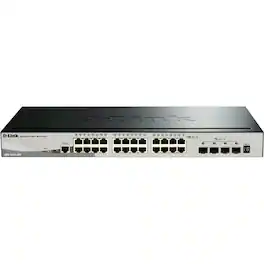 D-Link - DGS-1510-28XMP Ethernet Switch - 24 Ports - Manageable - Gigabit Ethernet, 10 Gigabit Ethernet - Unknown