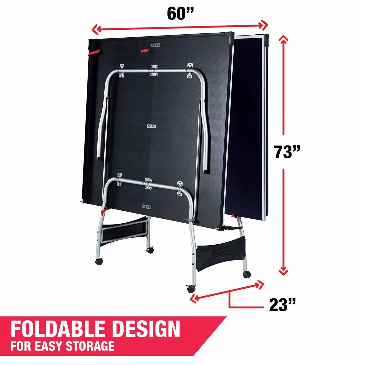60" x 73" x 23"  
FOLDABLE DESIGN FOR EASY STORAGE
