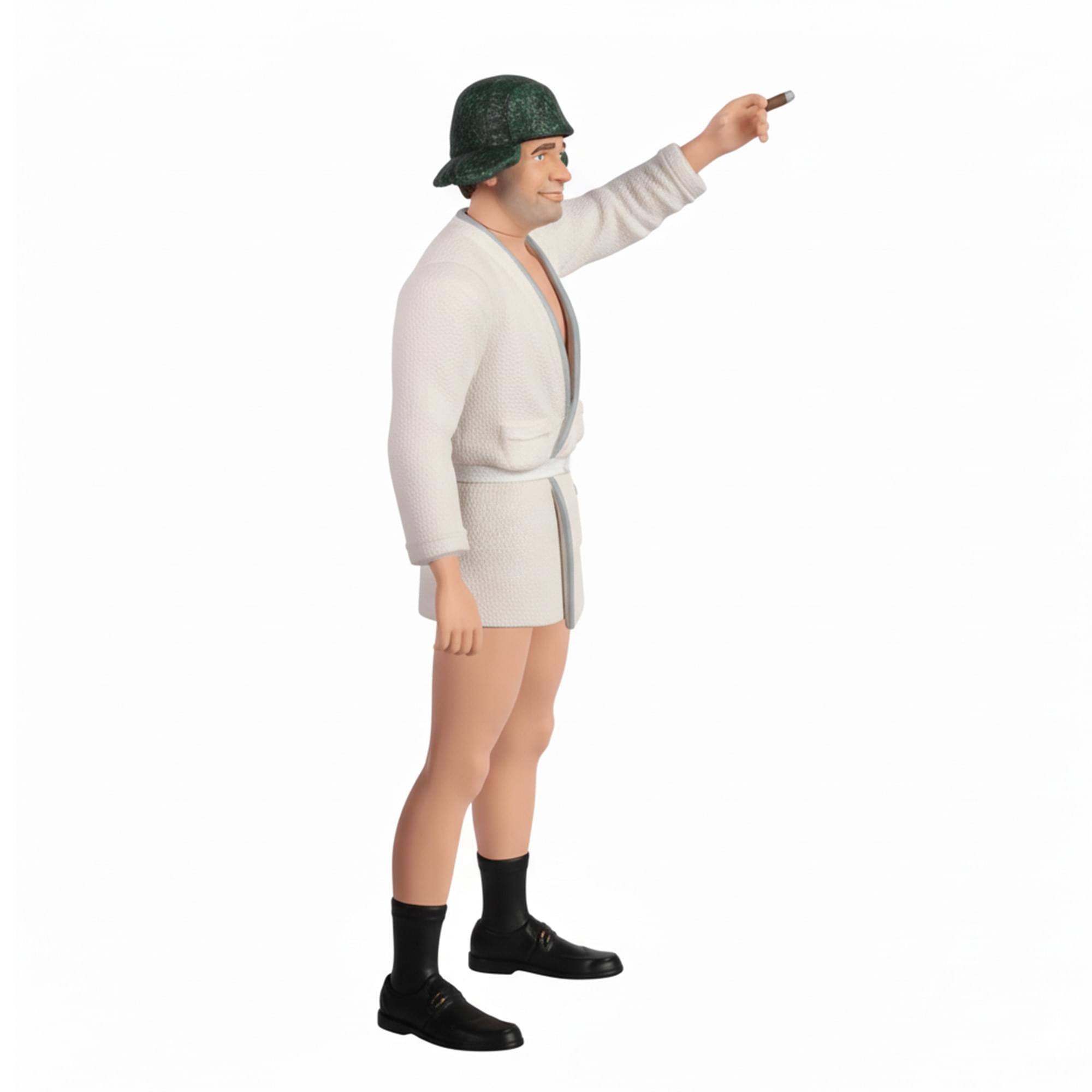 Alt View 10. Mezco Toyz - National Lampoon's Christmas Vacation 5 Points Action Figure | Cousin Eddie - White.