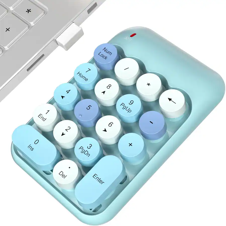 Numpad Accessory Reds Spade Number Pads Cute Colorful Numeric Keypad Numpad Portable 2 ...