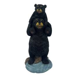 FC Design - 7"H Bear with Cub on Shoulder Figurine Statue Office Desk Tabletop Home Decor Gift - Multi-Color
