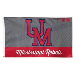 WinCraft - Ole Miss Rebels Single-Sided College Vault Deluxe Flag - Multicolor