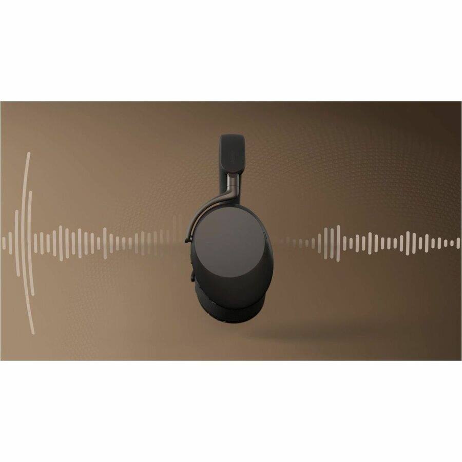 Alt View 3. Jabra - Jabra Evolve3 85 Headset - Microsoft Teams Certification - Stereo - Mini-phone (3.5mm) - Wired/Wireless - Bluetooth - Black.