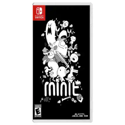 OD NINTENDO SWITCH. MINIE EVERYONE E ESRB JH, KITTY JUKIO, AND DOM - E (Everyone)
