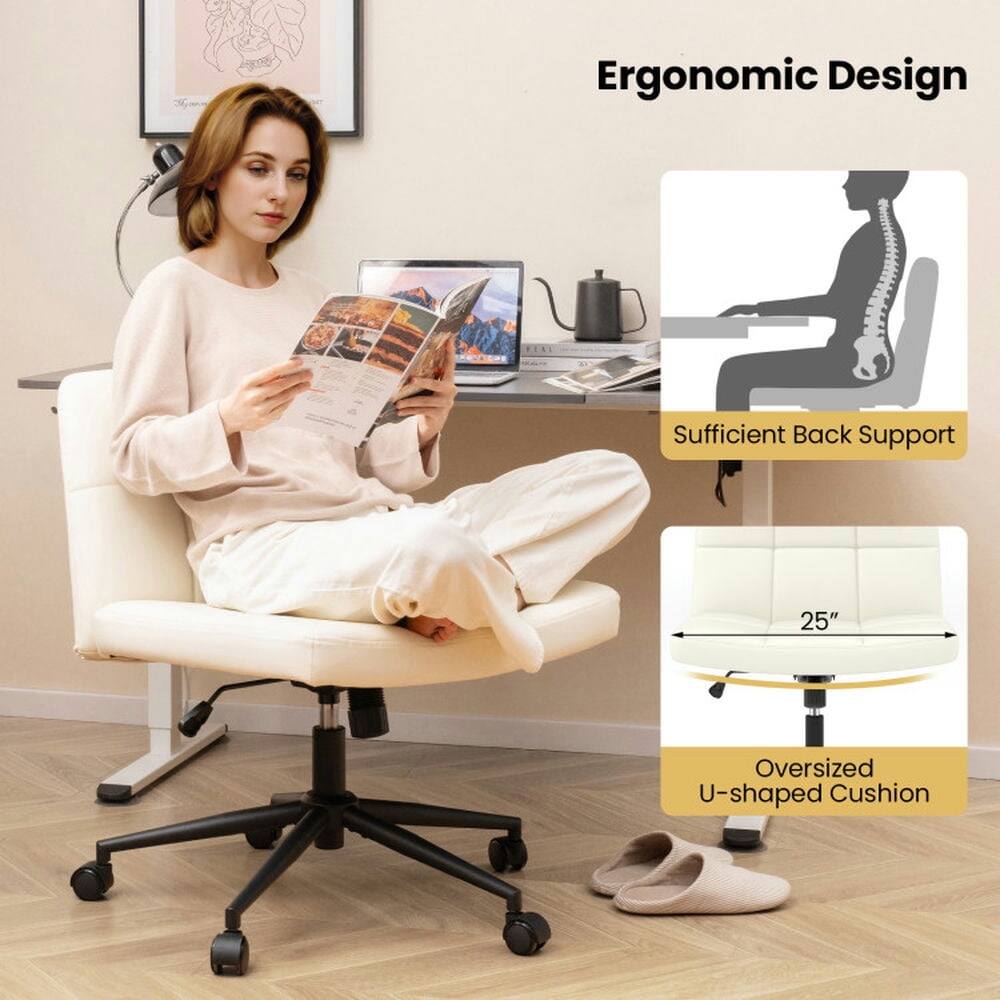 Ergonomic Design  
Sufficient Back Support  
25" Oversized U-shaped Cushion