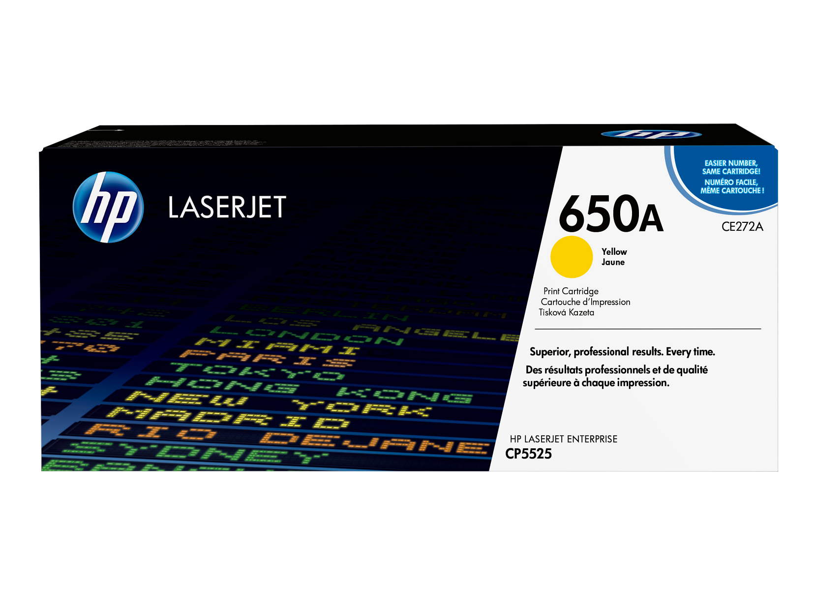 HP - 650A Yellow Original LaserJet Toner Cartridge, ~15,000 pages, CE272A price history on PriceWatchPro