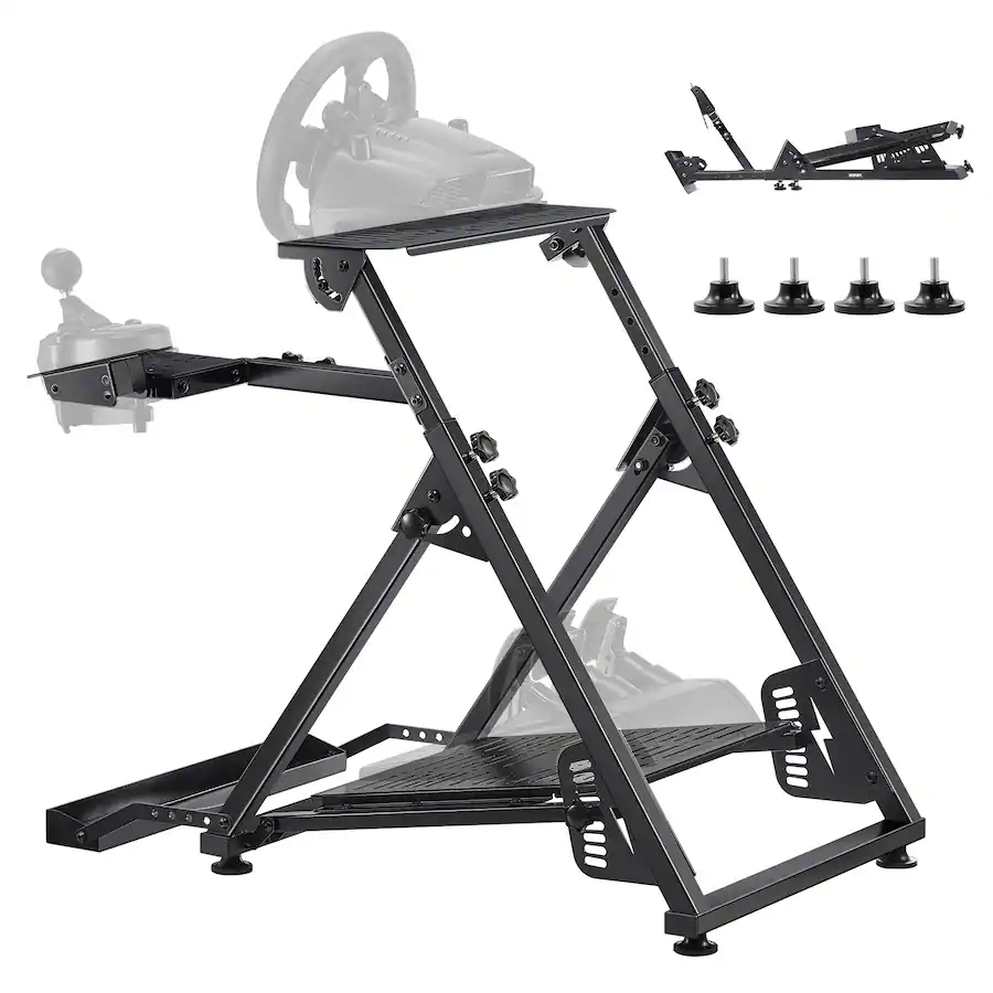 Logitech Racing Stand VEVOR Racing Wheel Stand, Adjustable & Foldable Simulator Stand for ...