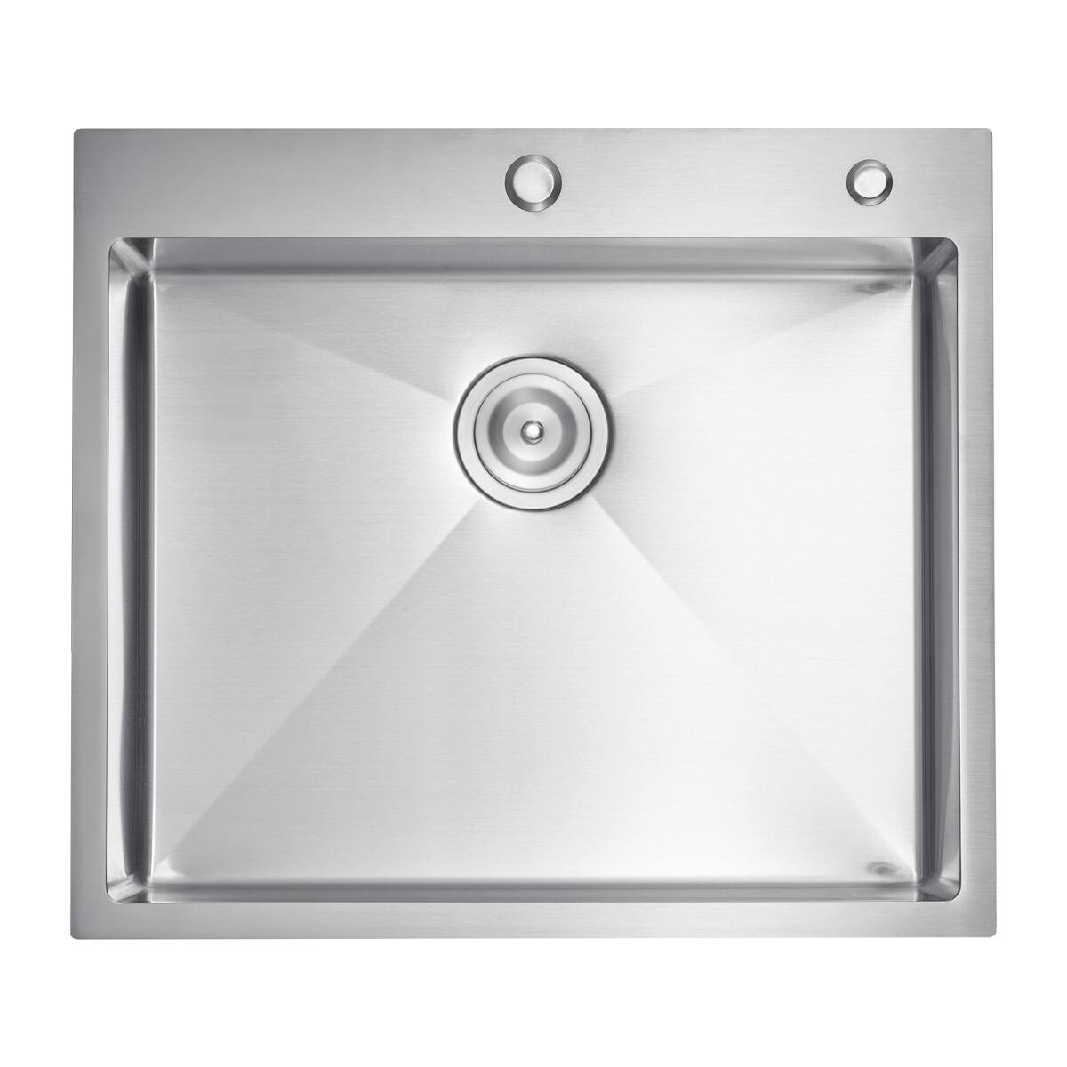 Ropilly 25 Inch Drop In Kitchen Sink Stainless Steel Top Mount Single ...