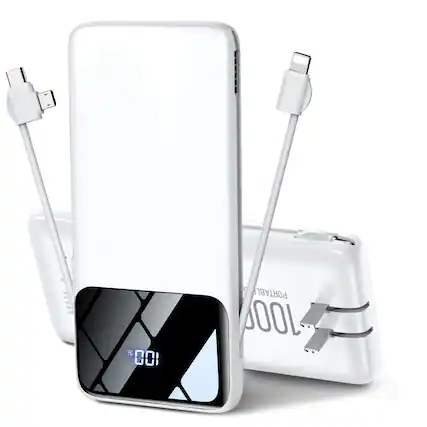 10000mAh Portable Power Bank
100%