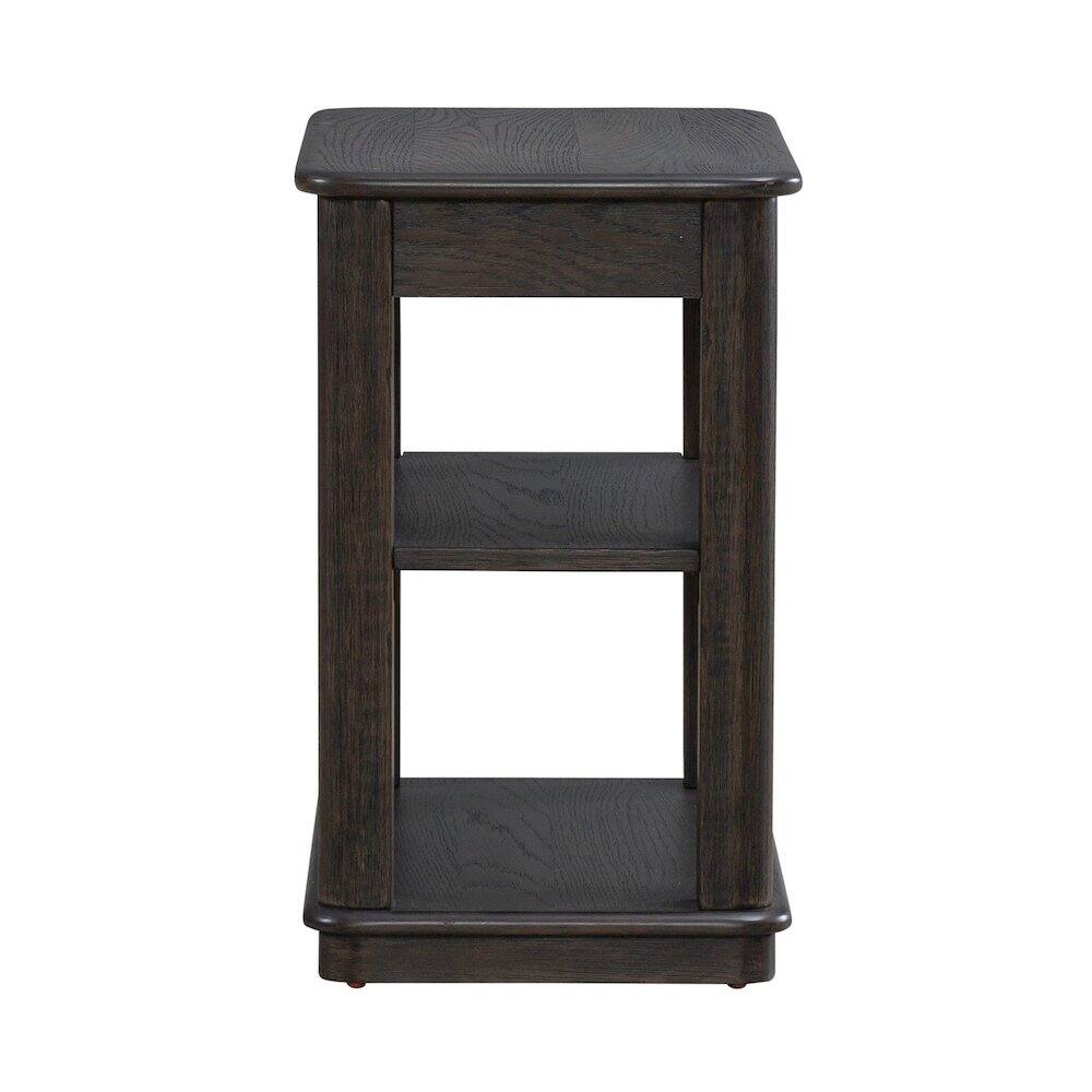 Back. Liberty Furniture Industries - Wallace Chair Side Table for Living Room - Aged Oak - Aged Oak.