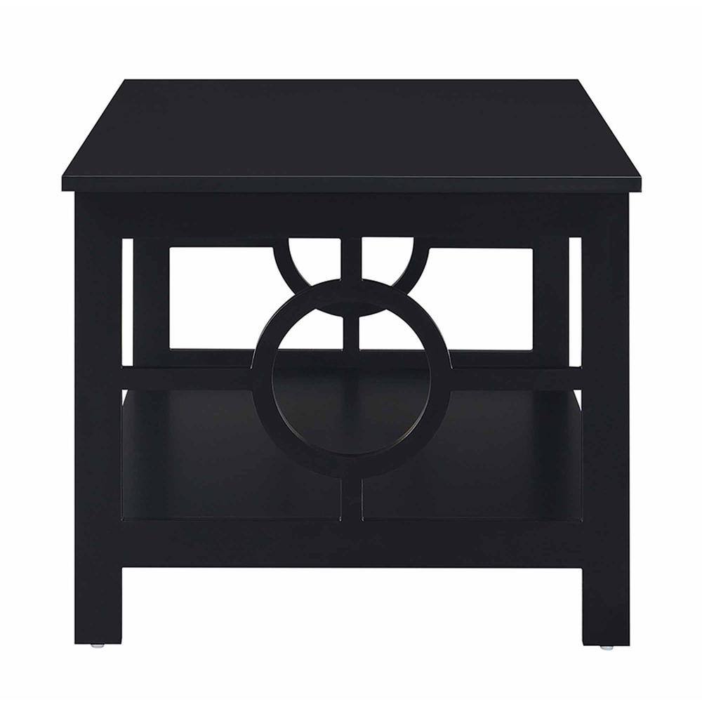 Back. Convenience Concepts - Ring Coffee Table - Black.