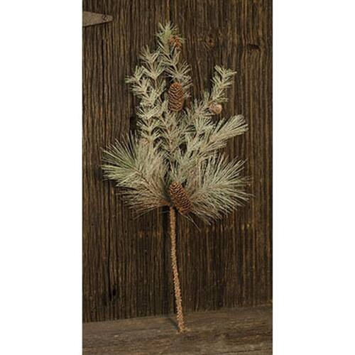 Front. BreeBe - Tahoe Needle Pine Spray - Green.