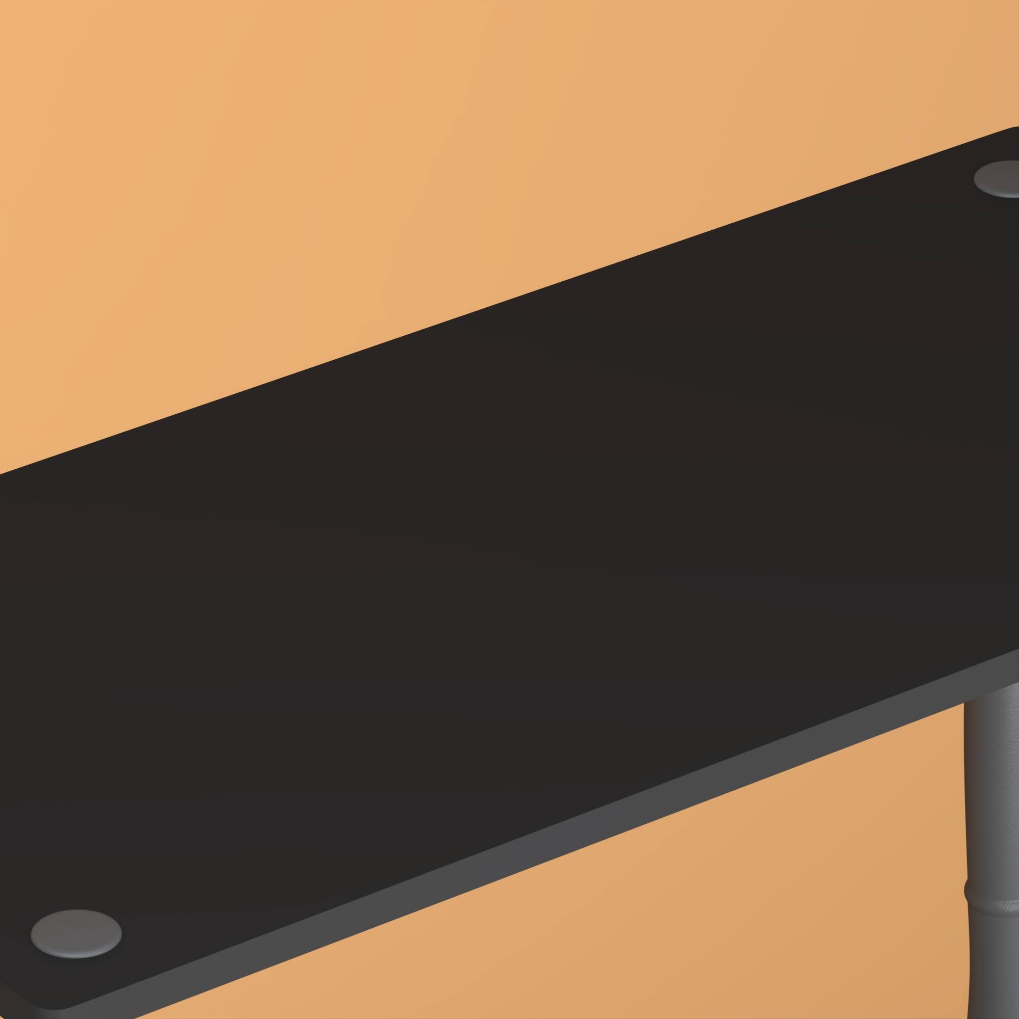 Alt View 6. HOMLUX - 3-Tier 29.5" Corner Shelf Open Shelves for Display for Living Room and Office Organization Black & Gray - Black & Gray.