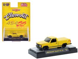1993 Chevrolet SS 454 Pickup Truck Limited Edition to 7920 pieces Worldwide 1/64 Diecast Model Car by M2 Machines - Yellow