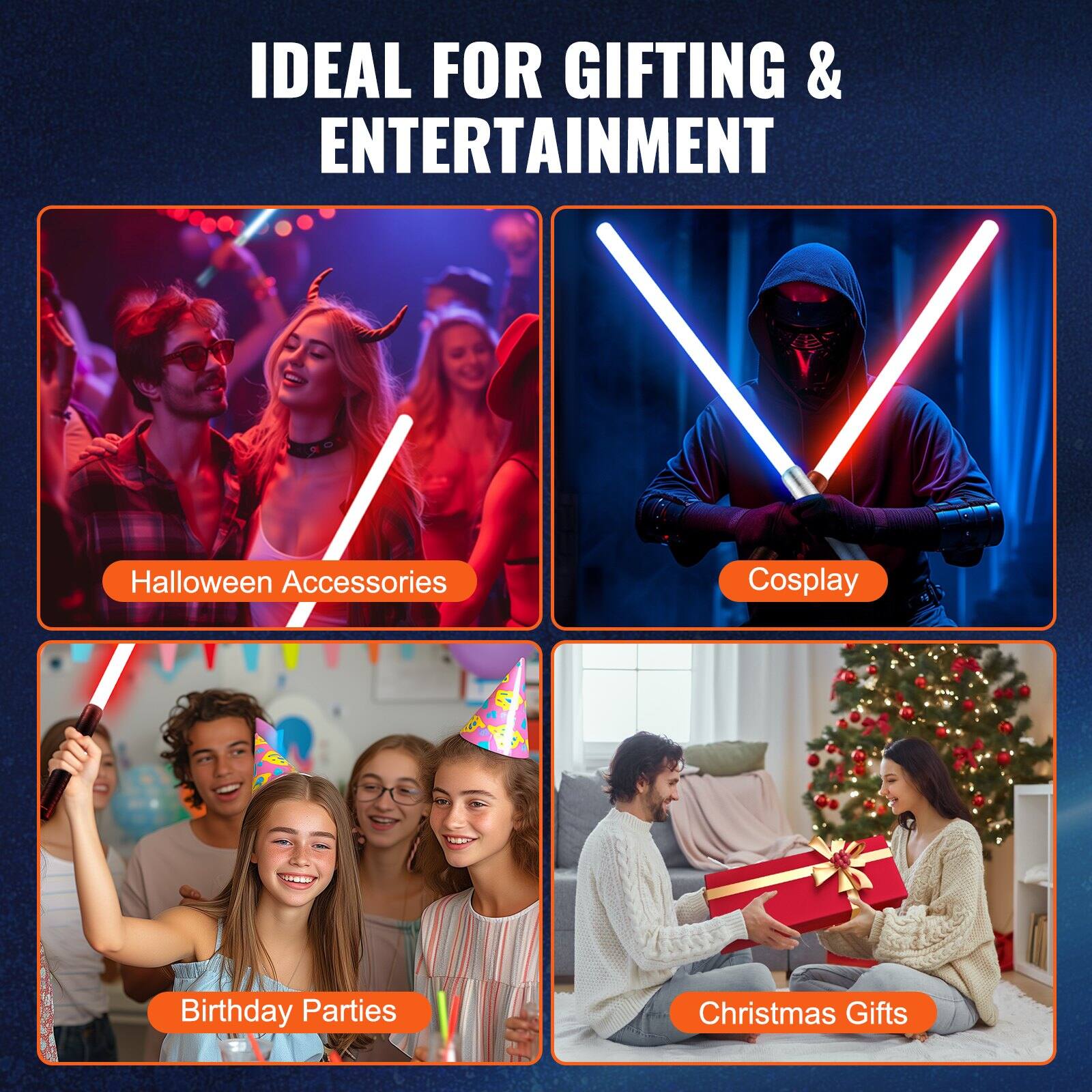 IDEAL FOR GIFTING & ENTERTAINMENT

- Halloween Accessories
- Cosplay
- Birthday Parties
- Christmas Gifts