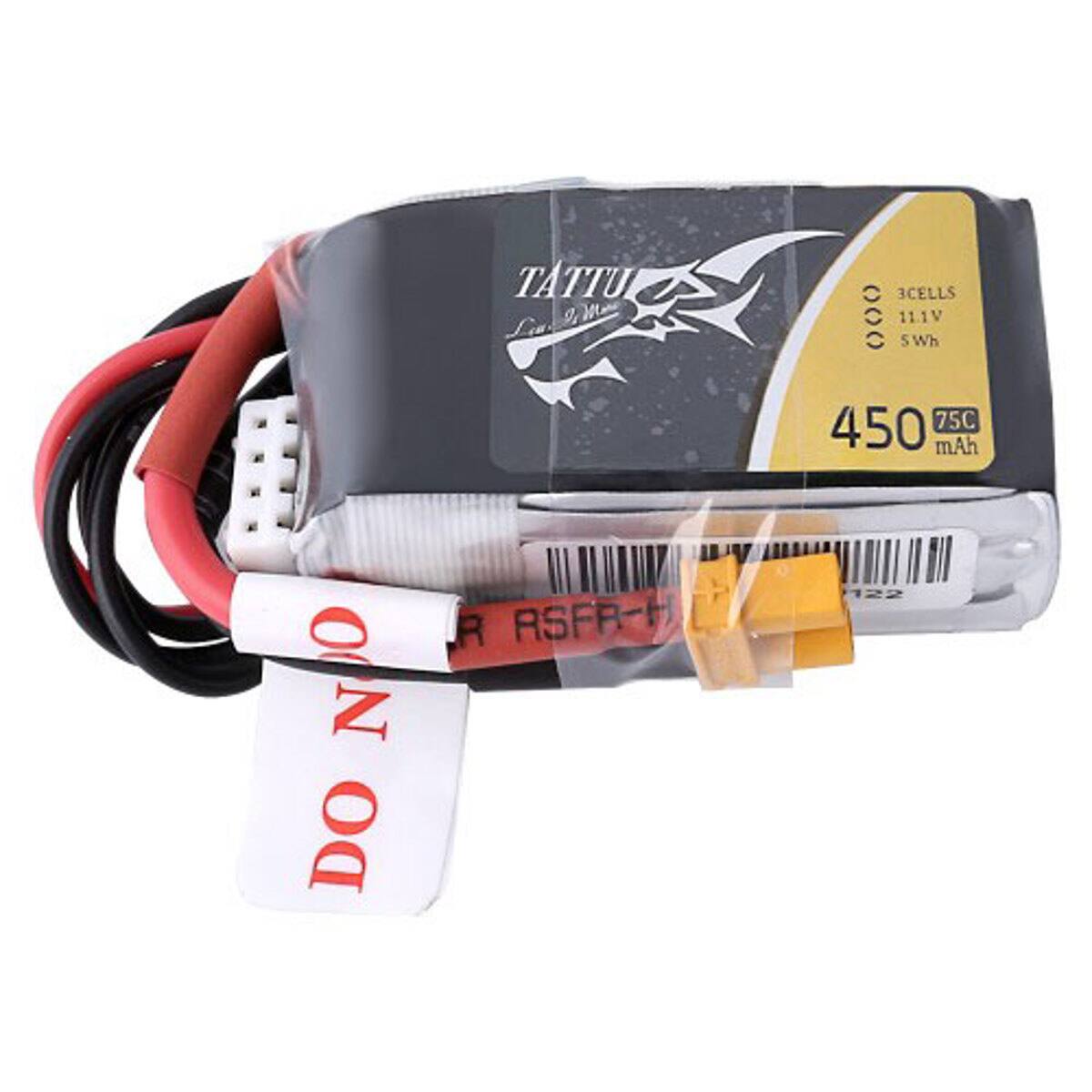 TATTU  
3CELLS  
11.1V  
5 Wh  
450 75C mAh  
ON  
DO  
R RSFR-H  
122