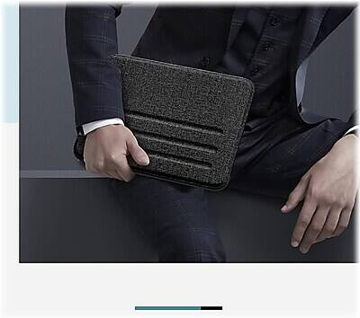 Alt View 8. SaharaCase - iPad mini A17 Pro & 6th Generation 2021 Protection Bundle, Multi-Angle Case with Tempered Glass Screen - Black.