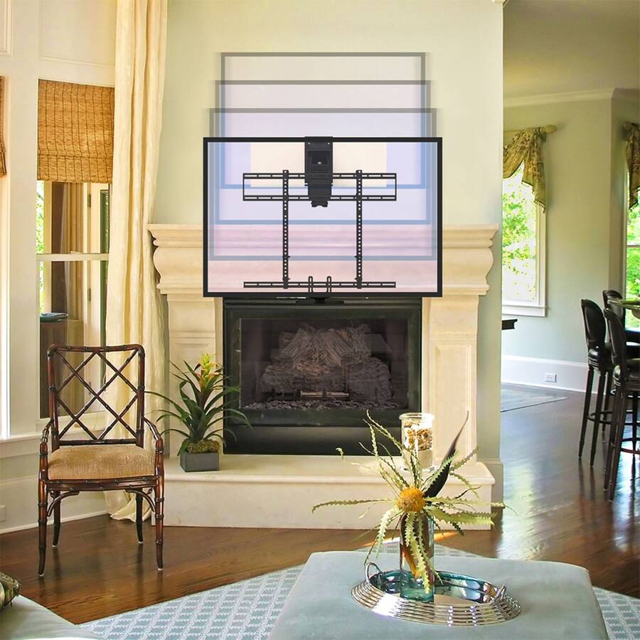MantelMount Pull Down TV Wall Mount for Most 45
