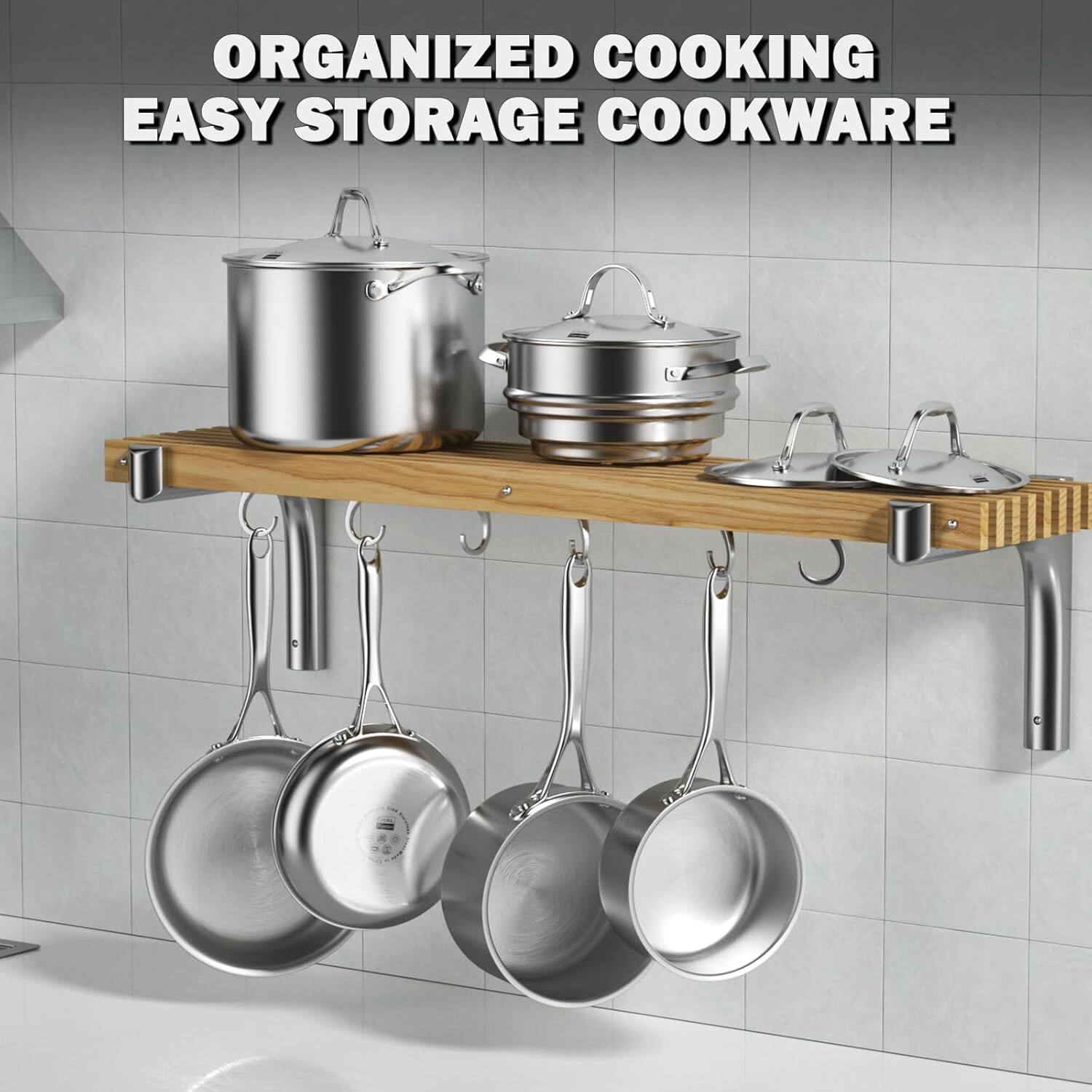 ORGANIZED COOKING  
EASY STORAGE COOKWARE