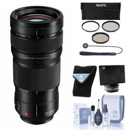 Bundle - Panasonic - LUMIX S PRO 70-200mm f/2.8 Lens, with Included Value