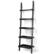 Alt View 17. Costway - Ladder Shelf 5-Tier Plant Stand Wall-leaning Bookcase Display Rack Black - Black.