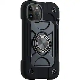 SaharaCase - DualShock Series Case for Apple iPhone 14 Pro Max - Black