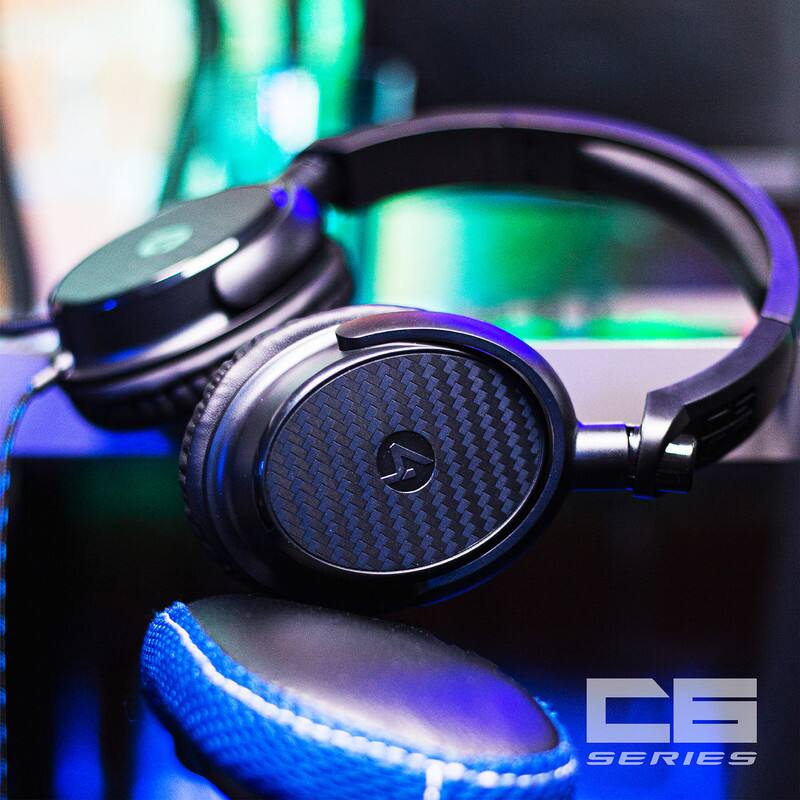 Alt View 7. 4Gamers - C6-100 Headset - XBOX, PS4/PS5, Switch, Switch 2, PC - Black & Blue - Black.