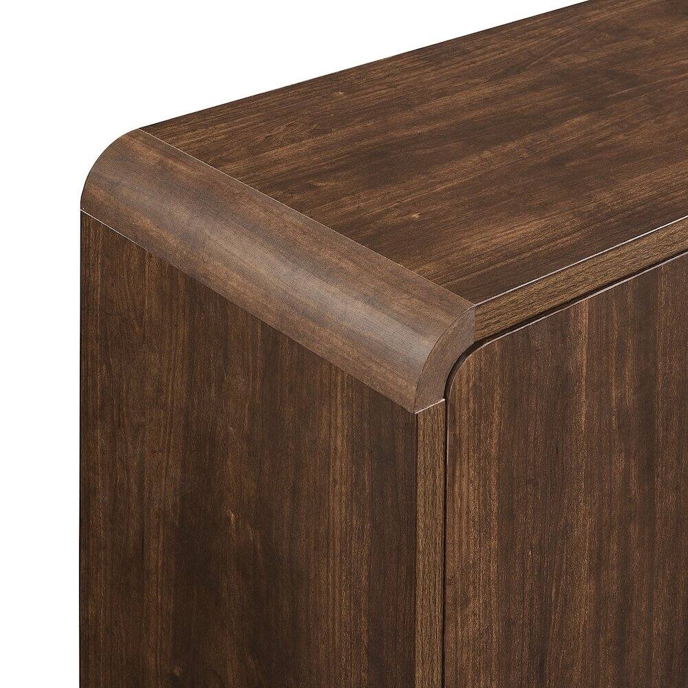 Alt View 5. Crosley Furniture - Millie Sideboard - Brown.