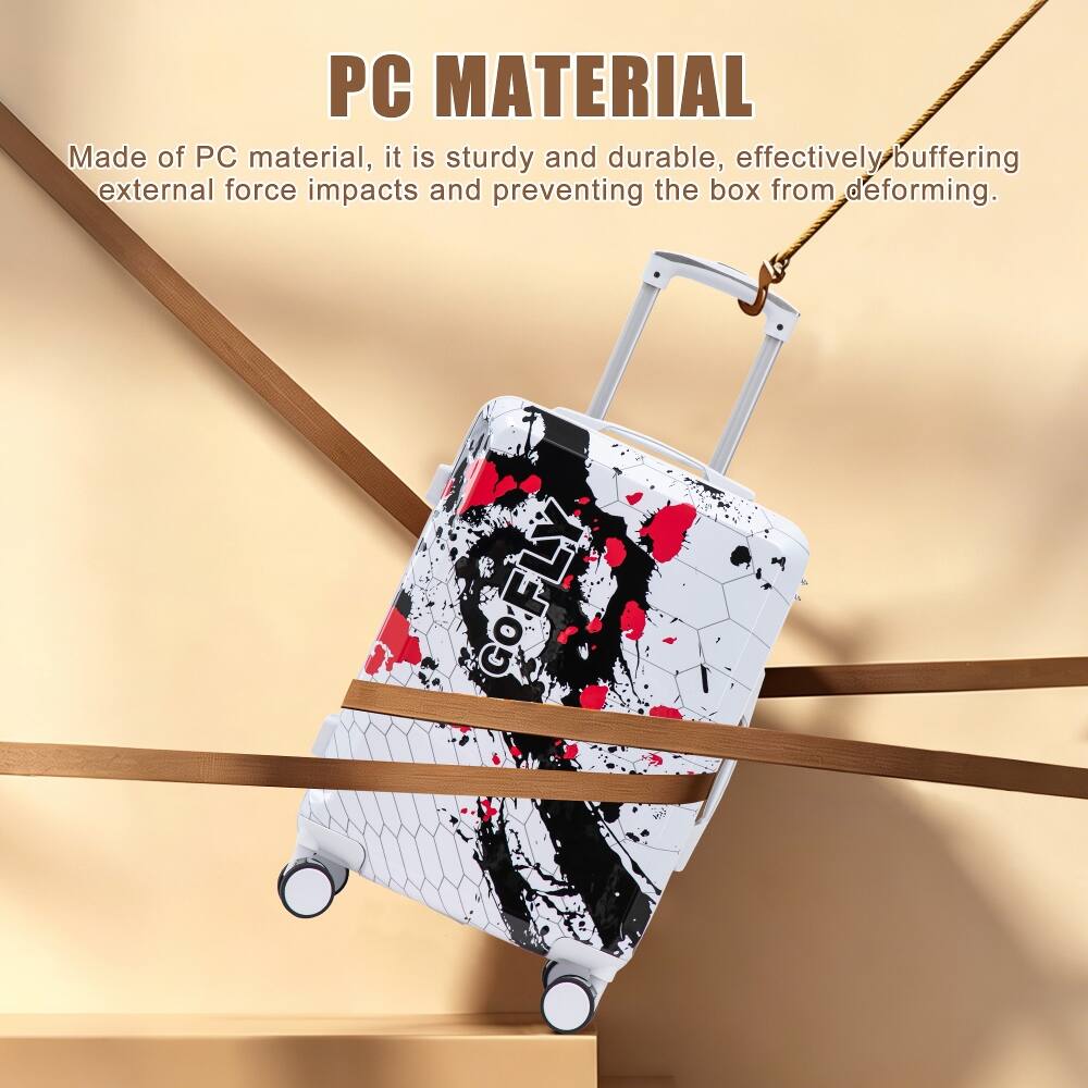 PC MATERIAL  
Made of PC material, it is sturdy and durable, effectively buffering external force impacts and preventing the box from deforming.