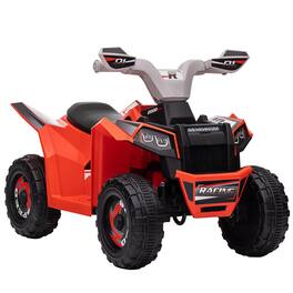 Aosom - Kids ATV Quad Car, 6V Four-Wheeler Ride on Toy with F/B Function, Wear-Resistant Wheels for Toddlers 18-36 Months
