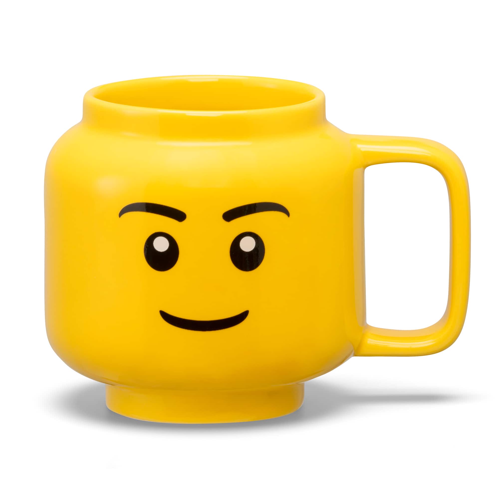Front. Room Copenhagen - LEGO: Classic Yellow Minifigures Boy Ceramic Mug, 17.9 oz - Yellow.